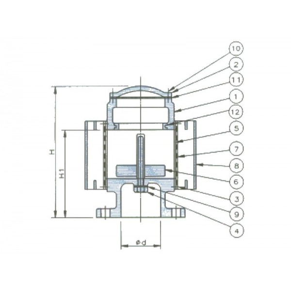 JIS Air Vent Head Valve