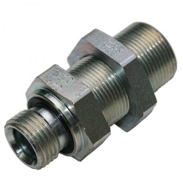 Bulkhead Connection with Elastomer Seal Thread BSP Parallel – Body Only