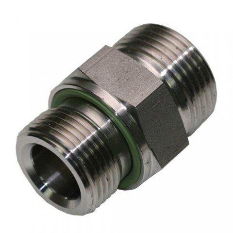 Male Stud Coupling with Elastomer Seal Thread Metric Parallel – Body Only