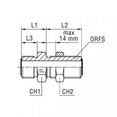 Bulkhead Straight Connection