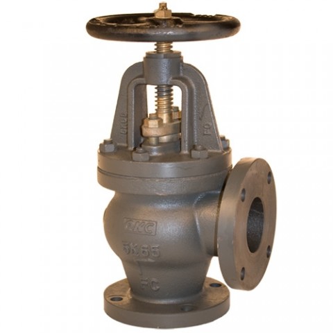 F7308 10K Cast Iron Angle Valve