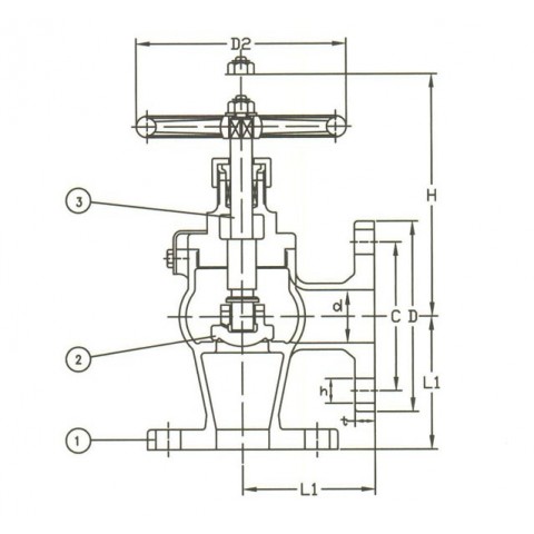 F7352 5K Bronze Angle Valve (SDNR)