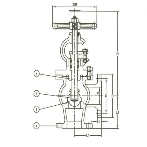 F7318 40K Cast Steel Angle Valve