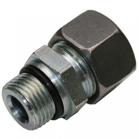 Male Stud Coupling with O-Ring Thread UNF/UN-2A – Equipped B4 Ring
